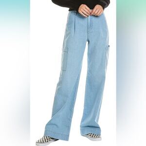 NWT Joe's Women's Jeans The Petra‎ Natural Wide Leg Cargo Jeans size 30
